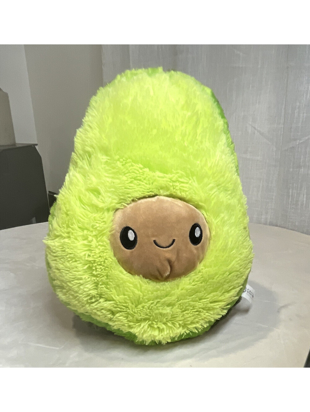 Green Avocado Plush by Goffa 14in Smiling Face Washable RN# 87703